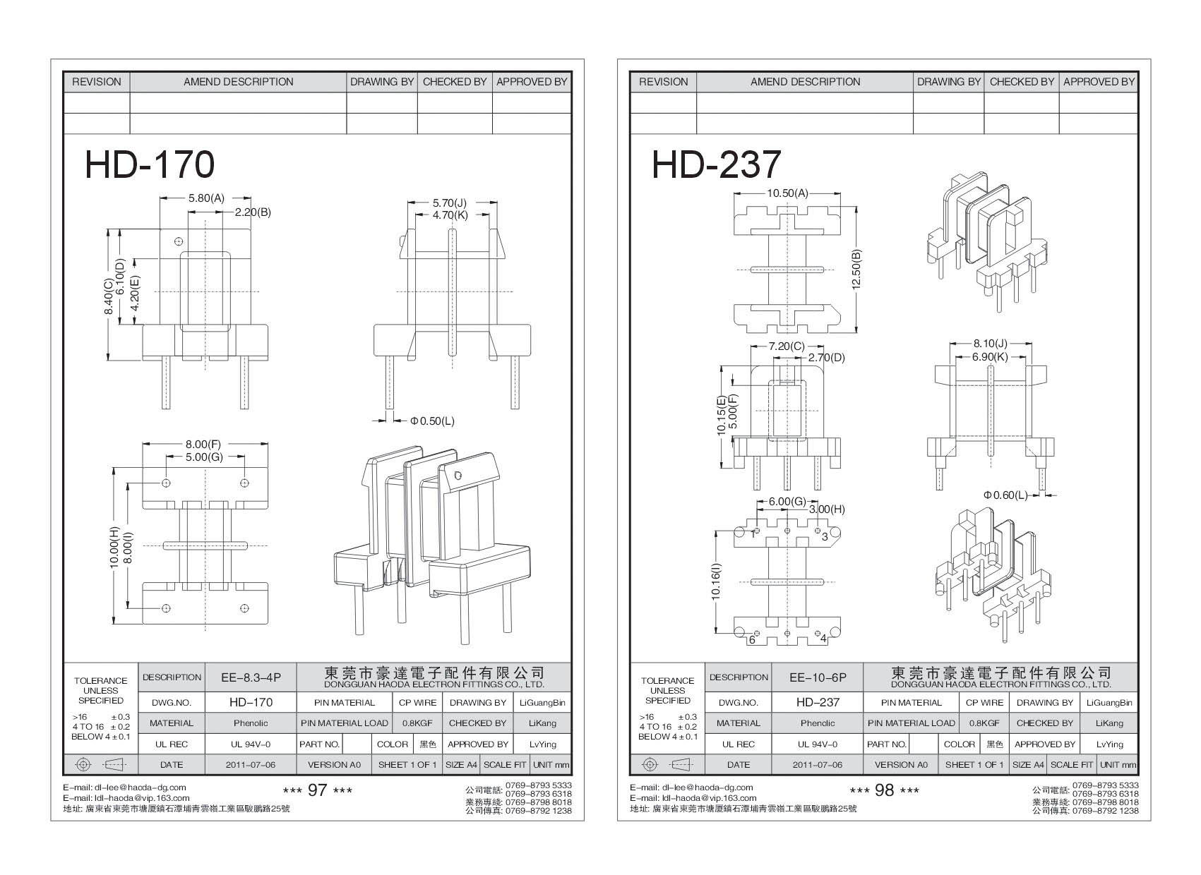 HD-170/HD237