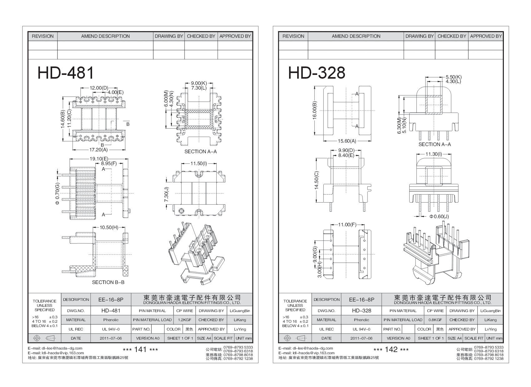 HD-481/HD-328