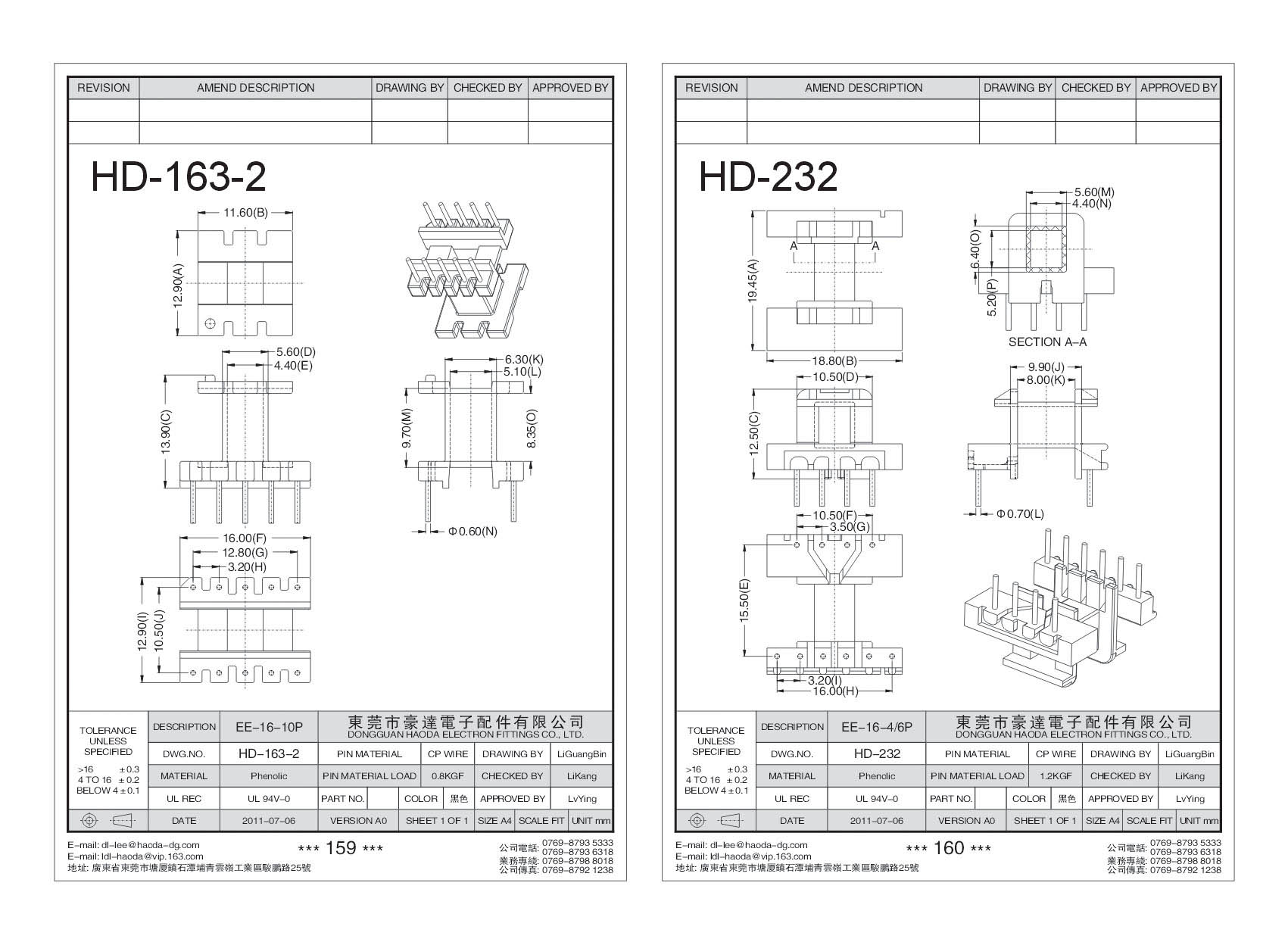 HD-163-2/HD-232