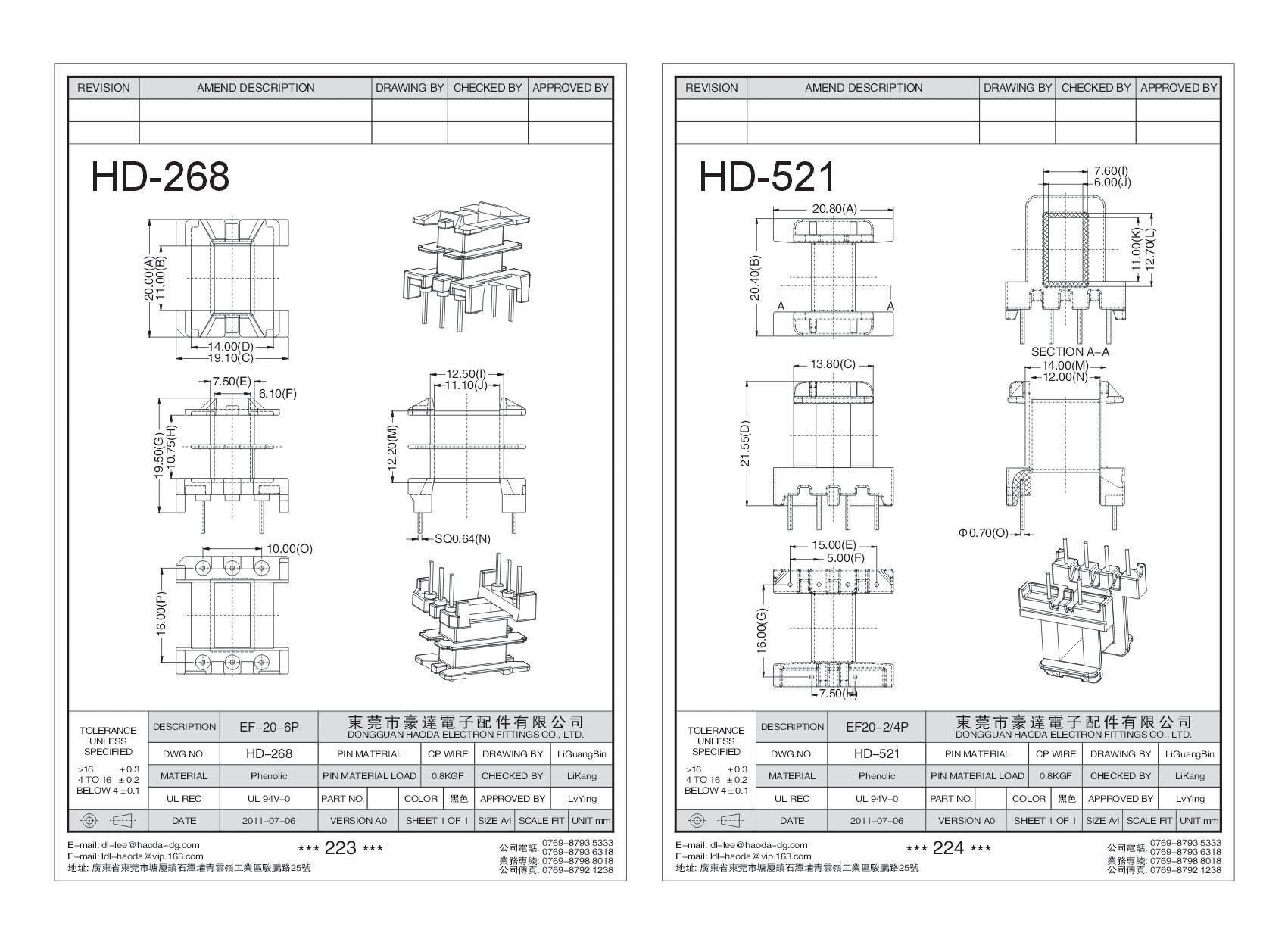 HD-268/HD-521