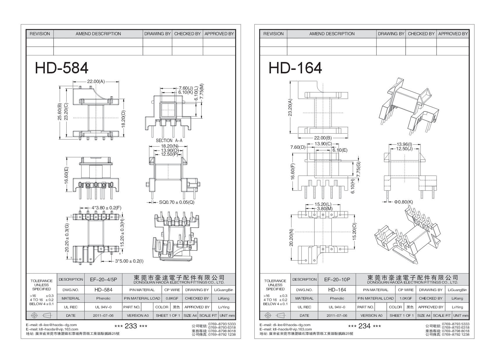 HD-584/HD-164