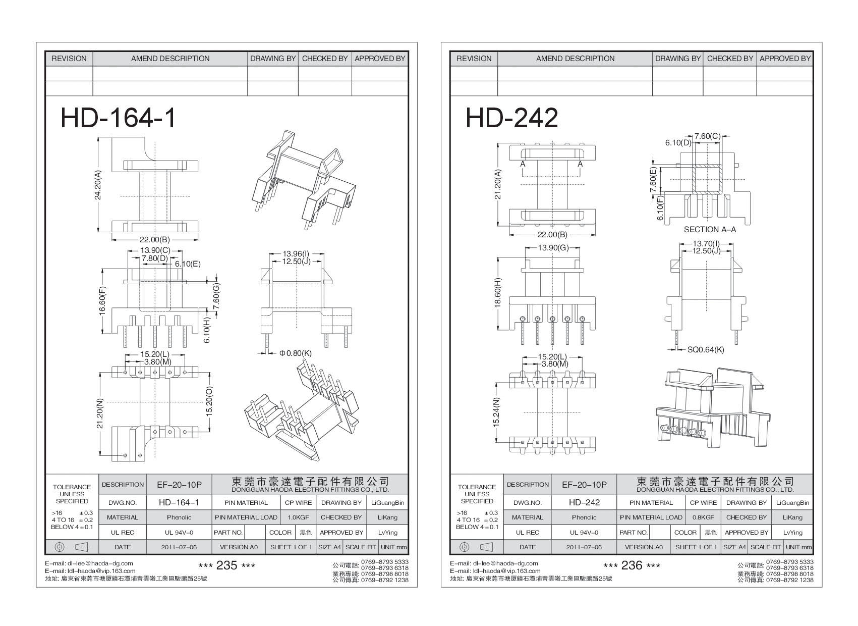 HD-164-1/HD-242