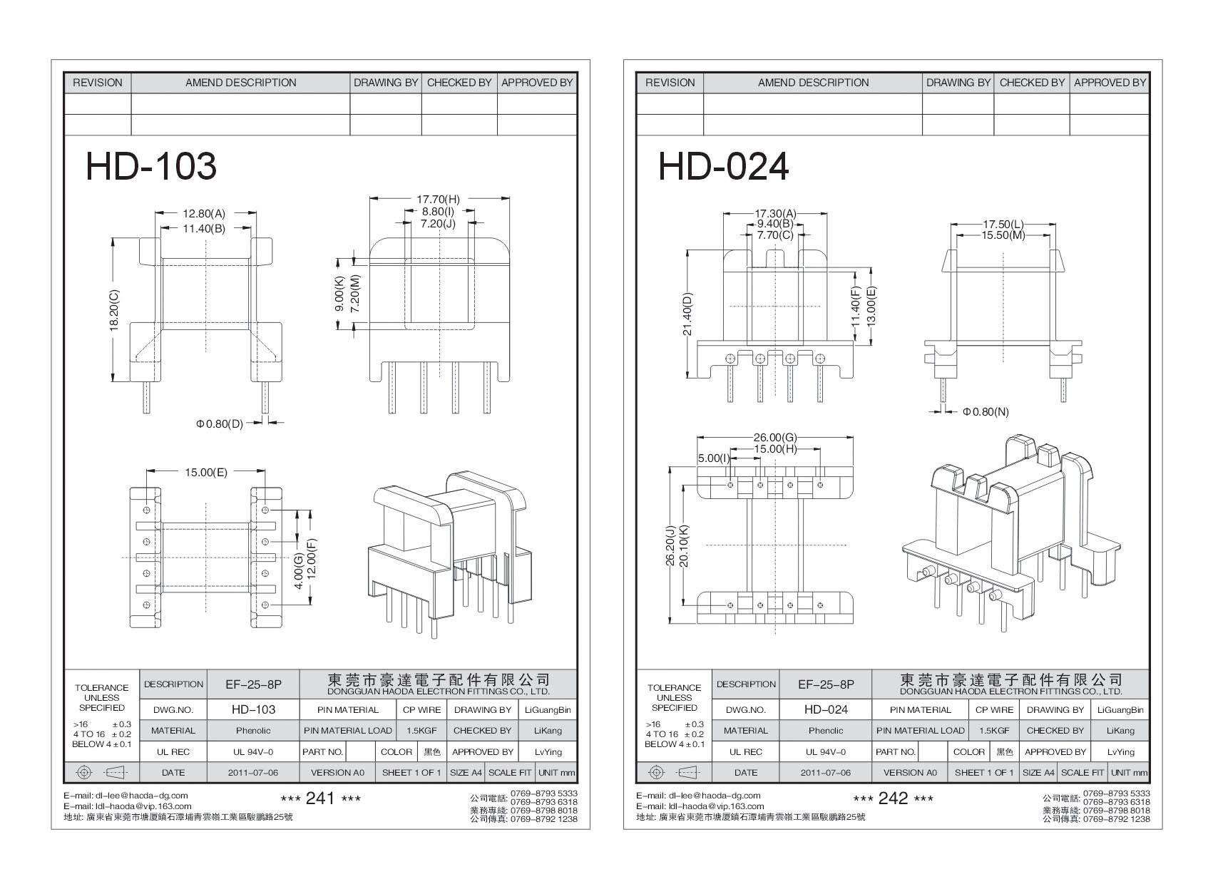 HD-103/HD-024