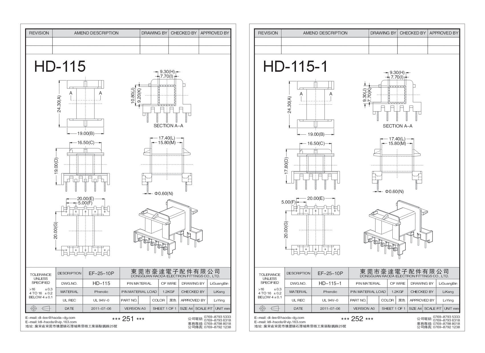 HD-115/HD-115-1